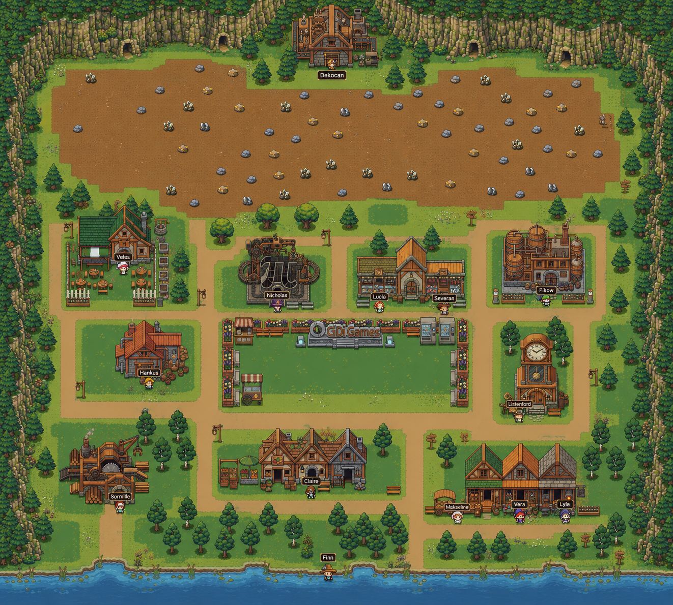 Elf Continent map